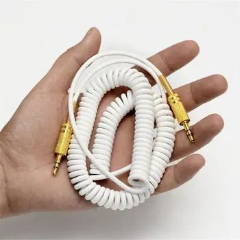 3.5 mm audio Cablu AUX Primăvară Spiralat Auxiliare Stereo Cablu Cablu de Încărcare Pentru MARSHALL Woburn Wireless Bluetooth Speaker