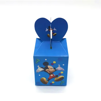 18/30/42/54pcs Mickey Mouse Cutie de Bomboane Consumabile Partid Cadou Cupcake Cutii Pentru Copii Băieți Petrecerea de Ziua Decor Favoruri de Partid