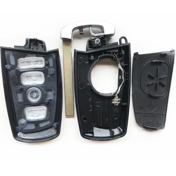 De acces fără cheie de la Distanță Smart Key Fob Caz Pentru BMW F CAS4 Seria 5 Seria 7 4 Butoane CAS4 Sistem de Cheie de Masina de Locuințe Acoperi & cheie de Mici