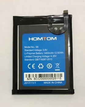 Baterie telefon mobil HOMTOM S8 acumulator 3400mAh bateria Originala de 5.7 inch MTK6750 Mobile Accesorii Originale baterie