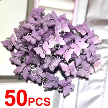 50Pcs/set Nou Drăguț Fluture Bijuterii Accesorii Multicolor Moda Farmec Bijuterii DIY Cercei Coliere Brățară en-Gros
