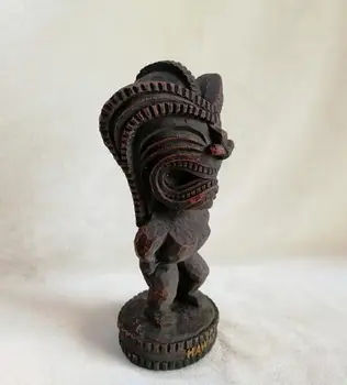 American Hawaii TIKI dumnezeu noroc TIKI dumnezeu din imitație de lemn de rășină decor de suveniruri deschiderea culpture statuie
