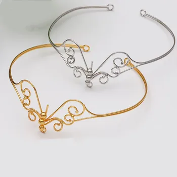 1buc Fluture în Formă de Bandă de Metal Bentita DIY Accesorii Bijuterii
