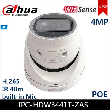 Camera IP Dahua IPC-HDW3441T-ZAS 4MP AI Vari-focal lens 2.7-13.5 mm Construit în MICROFON H. 265+ Suport POE și Card SD Camera de Securitate