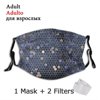 Blue Bee Textură Non-Unică Folosință Masca Tip Fagure Praf Masca Cu Filtre De Protecție Respiratorie Mufla