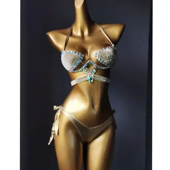 2020 venus, vacanta, stras set de bikini stil nou daimond costume de baie daimond bling pietre de costume de baie fierbinte de vânzare beachwear