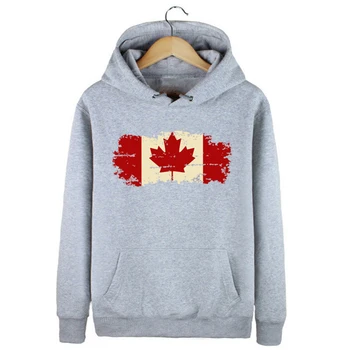 Noua Moda De Iarnă Hanorace Nen Steag Canadian De Imprimare Hanorac Cu Gluga Hanorac Bumbac Haina Noua Hip-Hop Hoodie