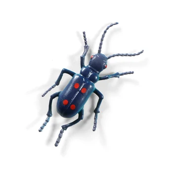 Simulare de Animale Modele 12BUC/set Insecte Beetle Gecko Figurine din Plastic Model de Colectare de Jucării pentru Copii Papusa Cadou