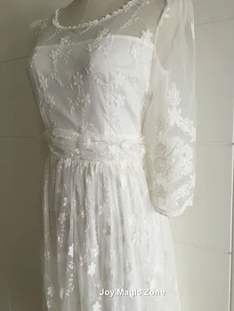 Yomrzl primăvară sexy dantelă rochie de femeie, o singură bucată rochie vintage eleganta rochie complet L188