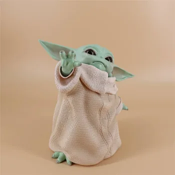 8cm Star Wars Copilul Yoda Colecție de Acțiune Anime Figura Jucărie Forța se Trezește Maestrul Yoda Model de Păpușă Decor Figma Cadou