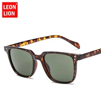 LeonLion 2021 Cadru Pătrat ochelari de Soare Barbati de Lux Bărbat/Femei Ochelari de Soare Clasic de Epocă în aer liber Lunette De Soleil Femme UV400