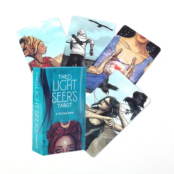 Cărți de Tarot Lumina Seer Oracle Carduri engleza PDF Instrucțiuni Pentru Familie Punte de Bord Jocuri de Orientare Soarta Divinație Carte de Joc