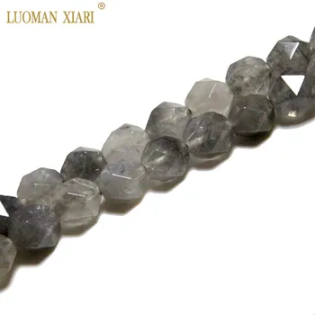 Bine AAA Diamant Tăiat forma Agat Amazonite de Jad, Cristal Margele din Piatra Naturala Pentru a Face Bijuterii DIY Brățară Colier de 8/10mm