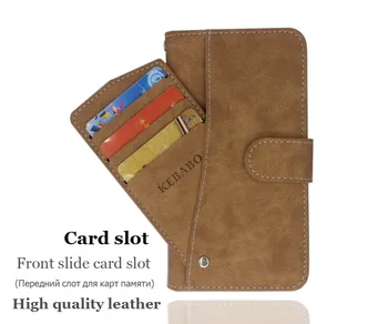 Fierbinte! K7 Oukitel Caz de Înaltă calitate, piele flip telefonul geanta caz acoperire pentru Oukitel K7 cu Fața slide card slot