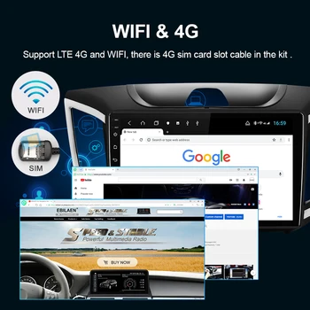 EBILAEN Mașină player Multimedia Pentru Hyundai Creta IX25-2020 Android 10.0 Autoradio Navigatie GPS Radio Cameră Unitatii 4G