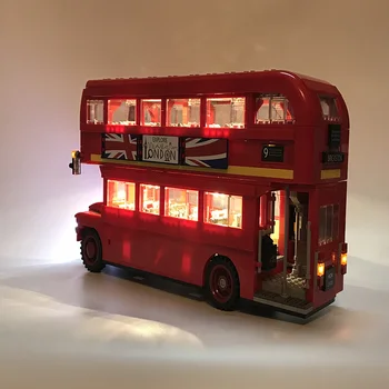 Led Light Set Pentru Lego technic 10258 Londra autobuz de Constructii caramizi Compatibile 21045 Creator Blocuri Jucarii si Cadouri (doar lumina LED-uri)