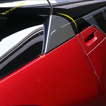 Lapetus Ușa din Spate a Vizualiza Fereastra Spoiler Triunghi Rama Capacului Ornamental se Potrivesc Pentru Toyota C-HR CHR 2016 - 2021 Chrome / Aspect Fibra de Carbon