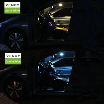 2 buc Auto Interior Bec Feston 31mm 36mm 39mm 41mm C5W C10W Masina cu LED-uri de Lumină de inmatriculare Canbus Lampa Pentru skoda, kia, hyundai, ford