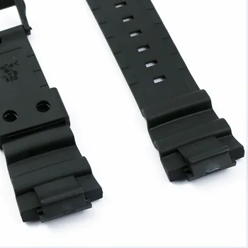 De înaltă Calitate Silicon Curea de Cauciuc Pentru Casio MCW-100H MCW100H W-S220 Smartwatch rezistent la apa Negru Sport Curea Bratara Bratara