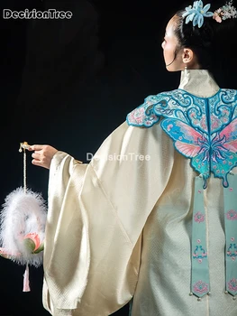 2021 chineză tradițională femei hanfu robe chinese fairy haine hanfu îmbrăcăminte dinastiei ming din china vechi dans fusta haine