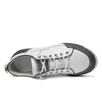 Vara Mens Casual ShoesWhite Vânzare Fierbinte Bărbați Confortabil Respirabil Încălțăminte de Moda Pantofi în aer liber Adidași de sex Masculin Streetwear