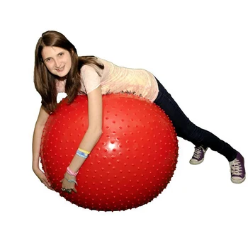 75cm Yogaball de Fitness Fizice Aparat de Exercitii de Echilibru Minge Punct de Masaj cu Pietre de Temelie Bosu Balance Păstăi de Yoga, Pilates Bola