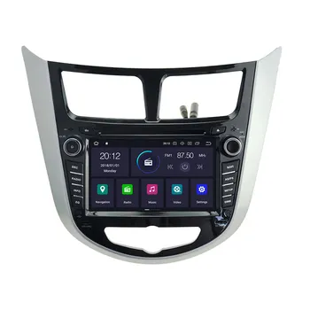 Aotsr Android 10.0 4G+64GB GPS Radio Player pentru Hyundai Verna Solaris I25 2010 2011 cu Masina Auto Radio Stereo Multimedia GPS