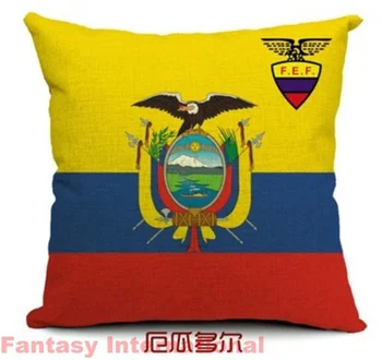 Ecuador Drapelul Național Tricolor Fețe de pernă acoperă pernă Pentru Decor 40*40cm