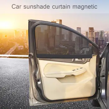 Magnetic Mașină de Soare-Umbra se Ingroase Protectie UV Auto Cortina Sunproof Geamurile Masinii Parasolar Auto Accesorii Coafura