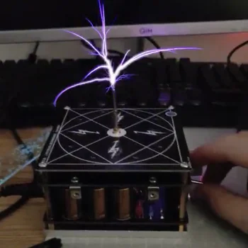 Muzica Bobina Tesla DIY Experimentale Technology Science Education Instrument Artificial Fulger 10 Cm Transmisie Wireless Arc Desen