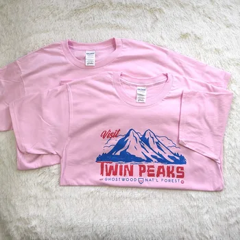 2018 90 Stil Twin Peaks Femei Grunge Drăguț Grafic Tee Casual tricouri cu Mâneci Scurte Topuri de Vara Tricouri Harajuku Supradimensionat tricou