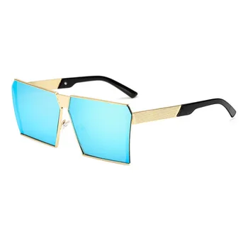Piața de moda ochelari de Soare pentru Femei Brand Designer de Bărbați Metalice Supradimensionate, ochelari de Soare Vintage Gafas UV400 Ochelari de Nuante Oculos de sol