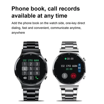2021 Nou de Lux pentru Bărbați ceas Inteligent ceas Sport Full touch screen Bluetooth apel de monitorizare a ritmului Cardiac IP68 impermeabil Pentru barbati
