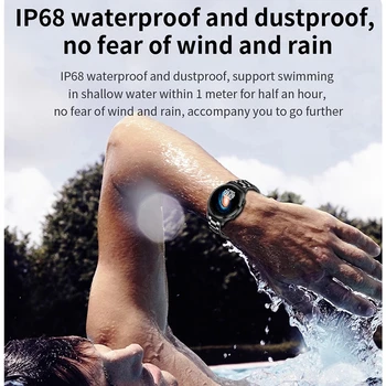 2021 Nou de Lux pentru Bărbați ceas Inteligent ceas Sport Full touch screen Bluetooth apel de monitorizare a ritmului Cardiac IP68 impermeabil Pentru barbati
