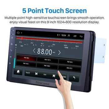 Seicane 9 inch HD ecran Tactil de Radio-Navigație GPS pentru TOYOTA Sienna Android 9.1 stereo al Mașinii 3G, Wifi, Bluetooth, Camera de Rezervă