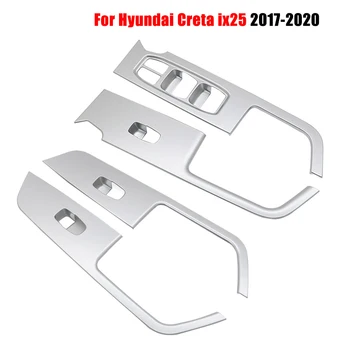 4BUC Pentru Hyundai Creta ix25 2018 2019 2020 Masina Usa de Interior a Geamului Capac Panou Capitonaj Interior Cotiera ix 25 ABS Panouri