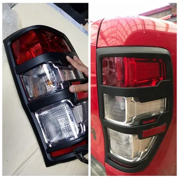 Pentru Ford Ranger Accesorii 2012-2019 T6 T7 T8 Wildtrak Raptor Coada De Lumină Capacul Negru Mat Exterior Lampă Spate Hote Accesorii