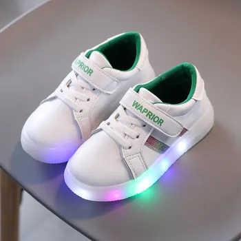 Copii Copii Copii Fete Băieți Bling Led Luminos Sport Adidasi Pantofi de înaltă calitate, Confortabile, Non-alunecare Copil LED Pantofi