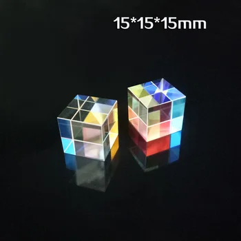 Cadou creativ de metri Cubi de Știință Cub de Diamant Oglindă pentru Lumina Curcubeu Fotografie cu Prisme Hexagonale