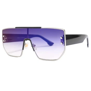 ALOZ MICC Moda ochelari de Soare pentru Femei 2019 Supradimensionate Pătrat de Metal de Înaltă Calitate ochelari de Soare Barbati Unisex Negru Retro Ochelari de Q508