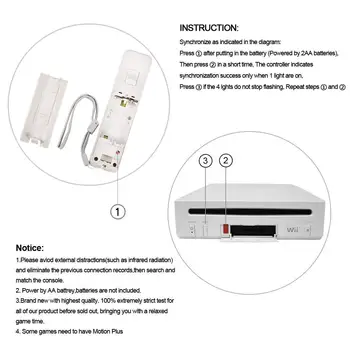 Pentru Telecomanda Wii Gamepad Controller+Nunchuck Pentru Nintendo Wii Joypad Wireless Controle Joystick-Ul Joc Accesorii