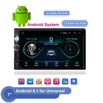 2 Din Masina Multimedia Android Video Player 2DIN Stereo radio Auto Pentru Volkswagen, Nissan, Hyundai, Kia, Toyota Mp5 player Bluetooth