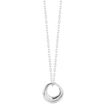 XIYANIKE Minimalist Argint 925 Farmecul Colier pentru Femei Cupluri la Modă Elegant Geometrice Pandantiv Clavicula Lanț de Bijuterii