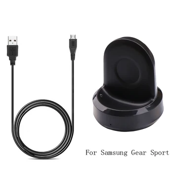 De înaltă Calitate Micro USB Cablu de Încărcare Wireless Charging Cradle Dock Încărcător Pentru Samsung Gear Sport (SM-R600) /S4 Ceas Inteligent
