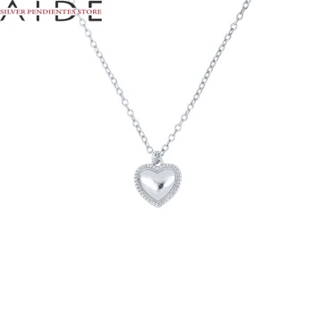 AIDE 925 Sterling de Argint Colier Pentru Femei de Toate-meci la moda Zircon Farmec Elegant Colier Inima Bijuterii Naszyjnik