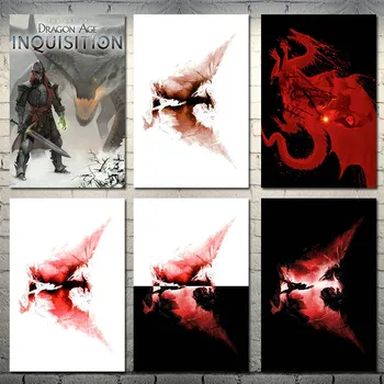 Jocul Dragon Age Inchiziția Art Pânză de Mătase Poster 13x20 24x36 Inch Poze de Perete-002