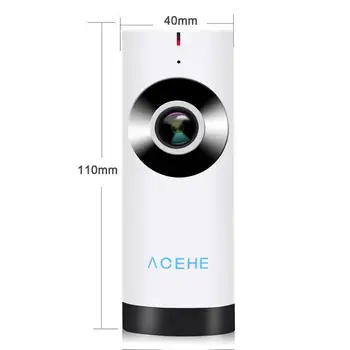 ACEHE Wireless Copilul de Fotografiat Panoramic Mini Baby Monitor Cu Camera de Supraveghere 720P Ip/de Rețea/Wifi Camera Cu vedere de Noapte