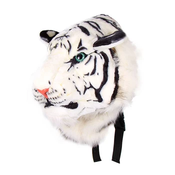 Moda de vânzare directă de personalitate cap de tigru rucsac alb galben cap de leu ambalaj geantă de umăr