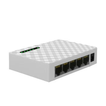 5 Porturi Gigabit 10/100/1000Mbps Desktop Rapid Comutator de Rețea Ethernet LAN RJ45 Ethernet Hub Șunt Adaptor US/UE Plug