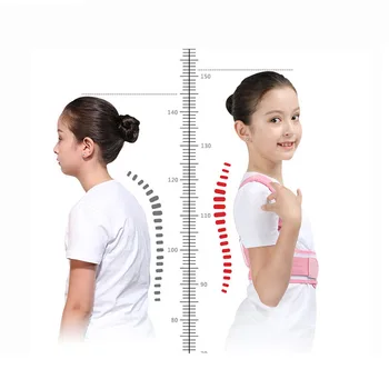 Reglabile Copii Corector De Postura Spate Centura De Sprijin Copii Corset Ortopedic Pentru Copii Coloana Lombară Umăr Bretele De Sănătate